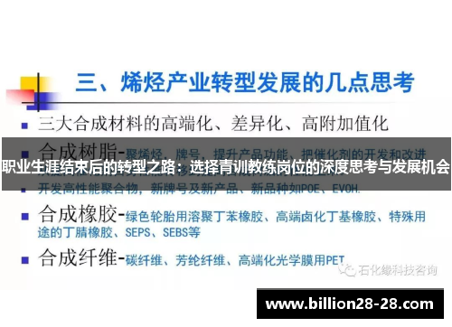 职业生涯结束后的转型之路：选择青训教练岗位的深度思考与发展机会