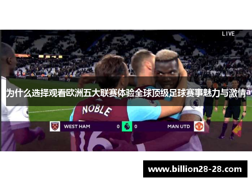 为什么选择观看欧洲五大联赛体验全球顶级足球赛事魅力与激情